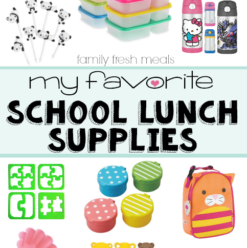 My Favorite Back to School Lunch Supplies - FamilyFreshMeals.com