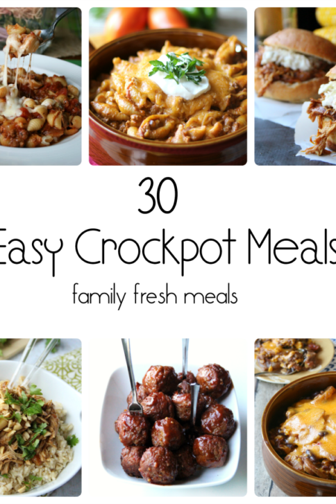 30 easy crockpot meals for back to school