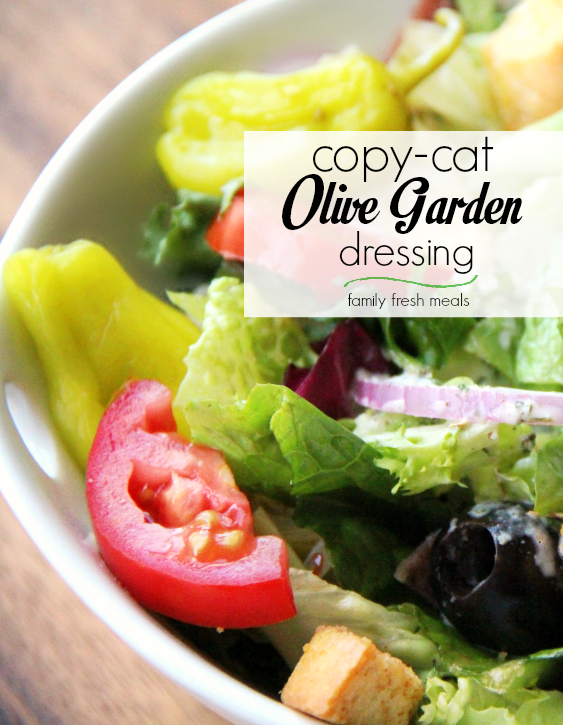 Olive Garden Salad Dressing • Salt & Lavender