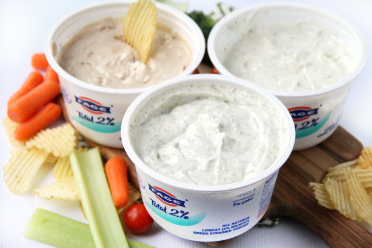 Easy Greek Yogurt Dips - familyfreshmeals.com -