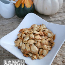 Ranch Roasted Pumpkin Seeds