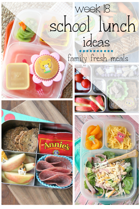 Week 18 School Lunch Box Ideas - FamilyFreshMeals.com