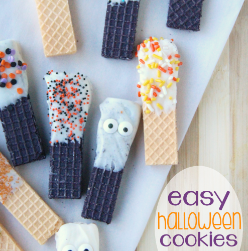 Easy Halloween Cookies --- familyfreshmeals.com --