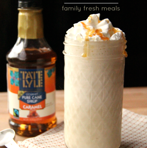 Salted Caramel Smoothie - FamilyFreshMeals.com --