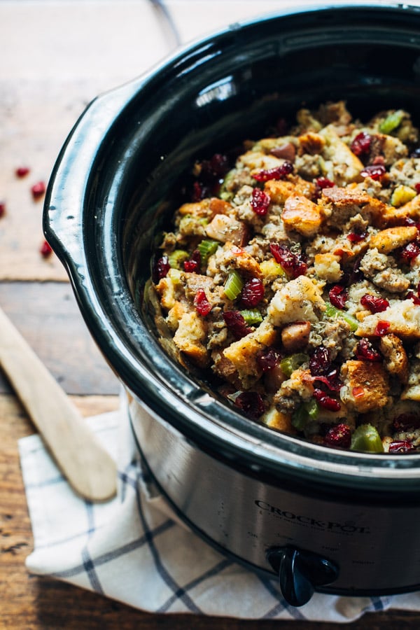 stuffing in a slow cooker