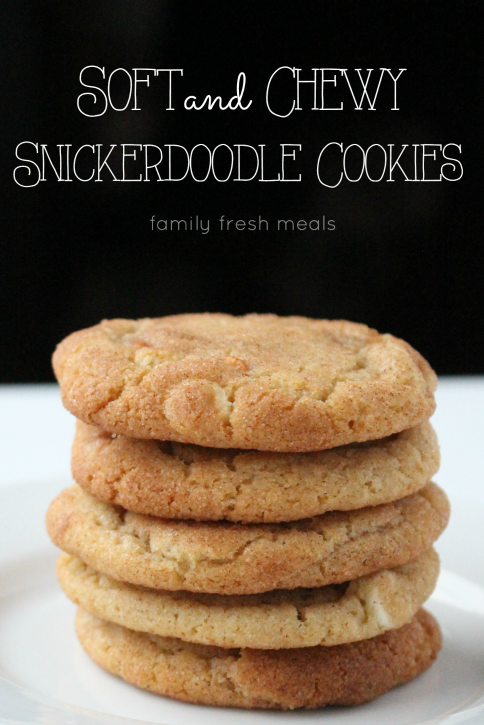 Soft and Chewy Double Chip Snickerdoodle Cookies --- familyfreshmeals.com --- best recipe ever!