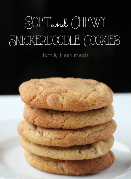 Soft and Chewy Double Chip Snickerdoodle Cookies