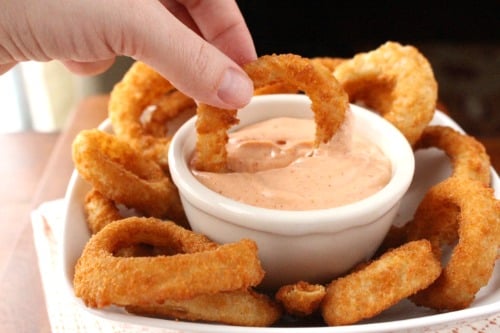 Outback's Blooming Onion and Dipping Sauce 