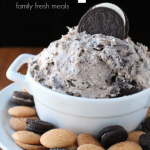 Creamy Oreo Dip Dessert --- FamilyFreshMeals.com --- Delish!