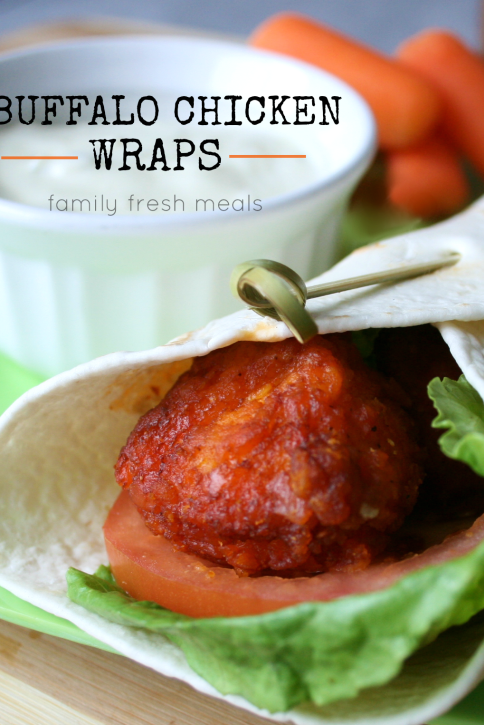 Easy Buffalo Chicken Wraps _ FamilyFreshMeals.com -