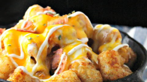 Cheesy Tater Tots - Life's Ambrosia