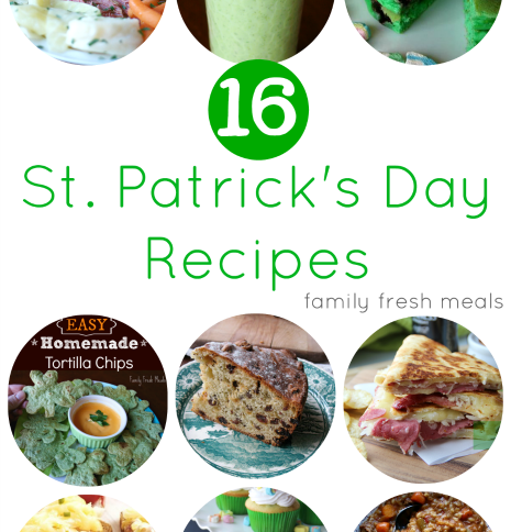 Must Try St Patrick's Day Recipes - FamilyFreshMeals.com --
