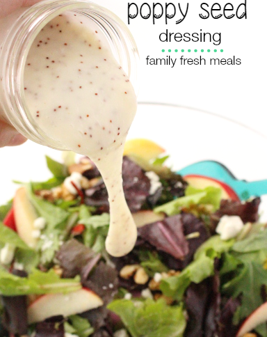 The Best Homemade Poppy Seed Dressing - familyfreshmeals.com --