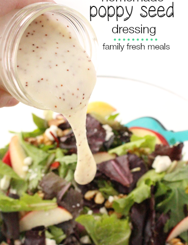 The Best Homemade Poppy Seed Dressing - familyfreshmeals.com --