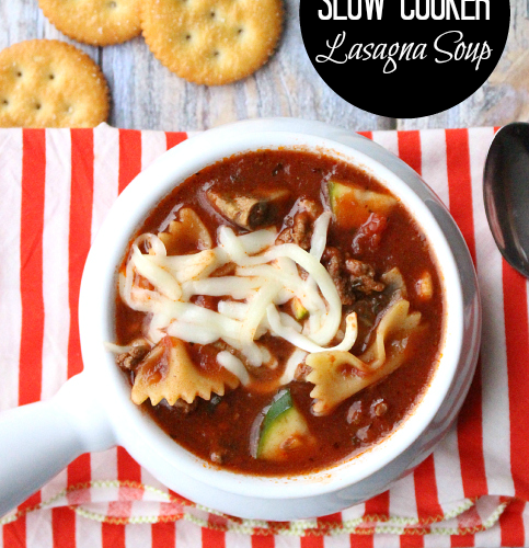 Hearty Slow Cooker Lasagna Soup - FamilyFreshMeals