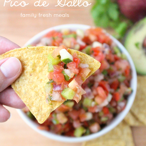 Pico de Gallo Fresh Salsa Recipe - Family Fresh Meals