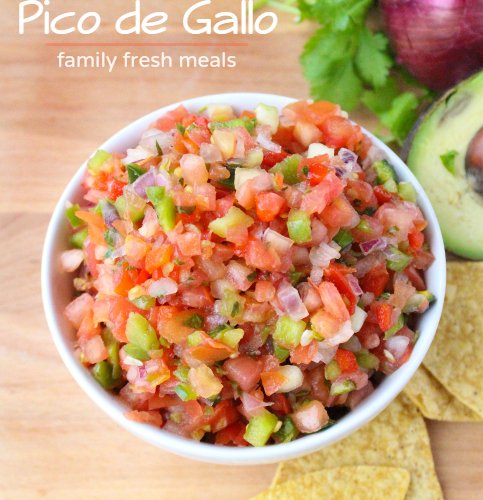 Pico de Gallo Fresh Salsa Recipe - Family Fresh Meals