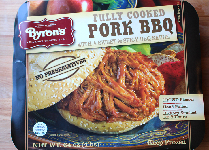 Package of Byron's Pulled BBQ Pork