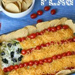 Easy Taco Salad Flag - Fun July 4th Food Ideas - Family Fresh Meals