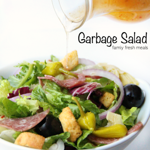 Garbage Salad - FamiyFreshMeals.com -