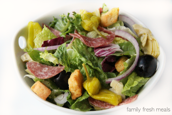 Garbage Salad in a serving bowl