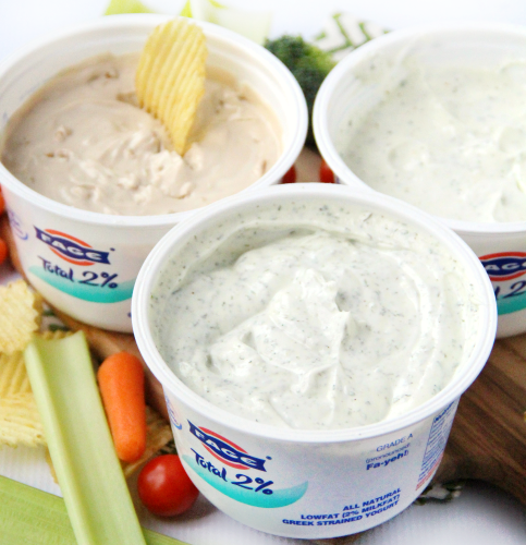 easy greek yogurt dips - familyfreshmeals.com