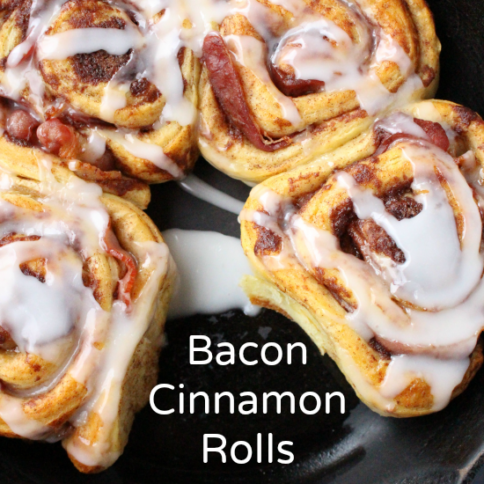 Bacon Wrapped Cinnamon Rolls - FamilyFreshMeals.com