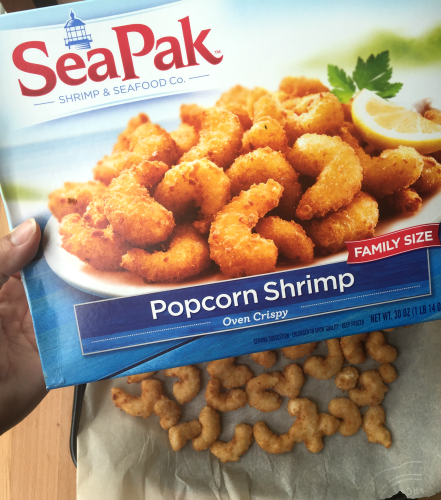 Pack of SeaPak Popcorn Shrimp