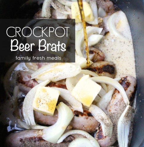 Slow Cooker Beer Brats