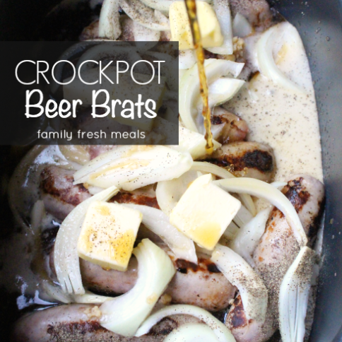 The Best Crockpot Beer Brats - Family Fresh Meals