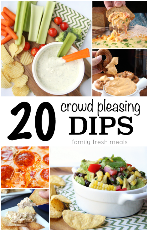 20 Crowd Pleasing Dip Recipes --- Family Fresh Meals -