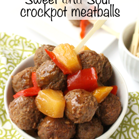 Sweet and Sour Crockpot Meatballs - FamilyFreshMeals.com