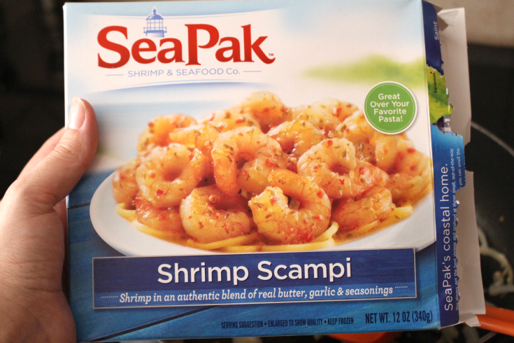 Pack of SeaPak shrimp
