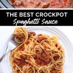 The Best Crockpot Spaghetti Sauce Recipe from Family Fresh Meals