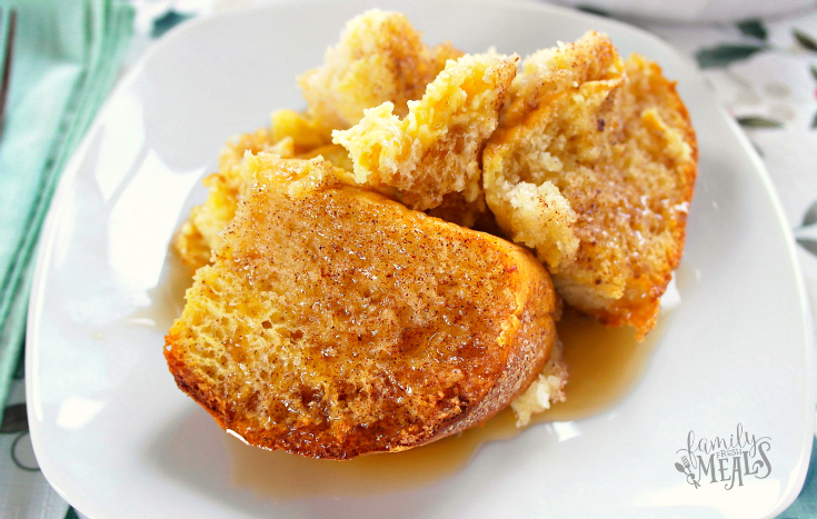 Overnight Snickerdoodle French Toast - yum - FamilyFreshMeals.com -