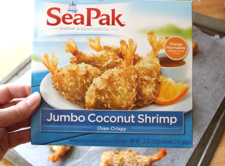 A pack of jumbo coconut shrimp