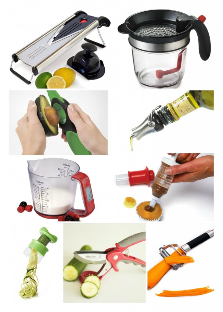 Collage image of kitchen gadgets
