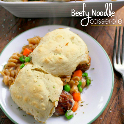 Comforting Beefy Noodle Casserole - FamilyFreshMeals.com