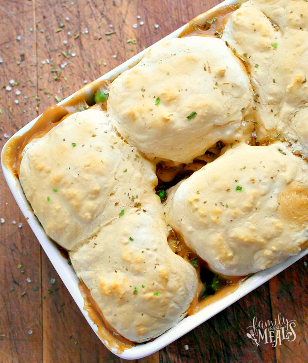 Comforting Beefy Noodle Casserole in a baking dish