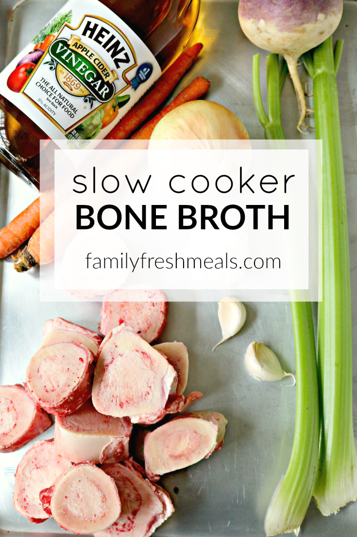 slow cooker bone broth