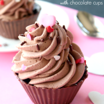 Easy Chocolate Mousse with Chocolate Cups