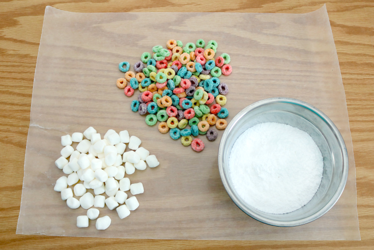 Edible Rainbow Craft Recipe - Step 1