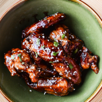 Honey Soy Sticky Chicken Wings