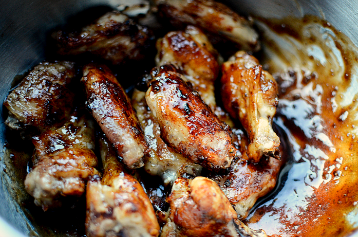 Honey Soy Sticky Chicken Wings - Step 3 - FamilyFreshMeals.com --