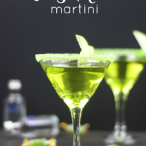 Green Apple Jolly Rancher Martini