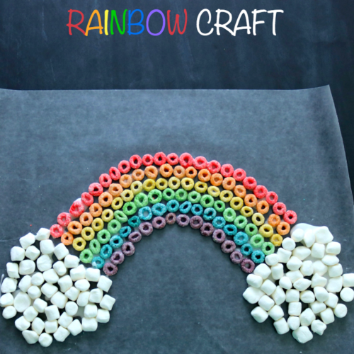 St. Patrick's Day Edible Rainbow Craft - FamilyFreshMeals.com --