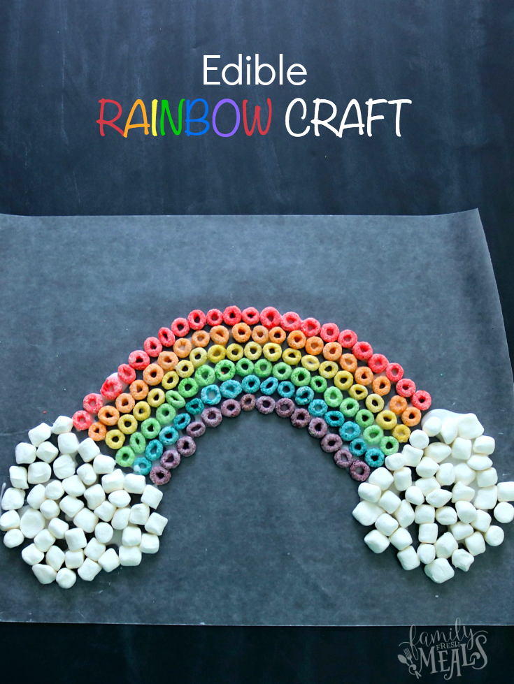 St Patrick’s Day Edible Rainbow Craft