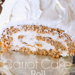 Carrot Cake Roll --- FamilyFreshMeals.com -