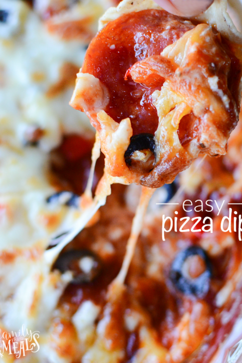 Easy Pizza Dip - Step Quick and Easy Appetizer Recipe - FamilyFreshMeals.com