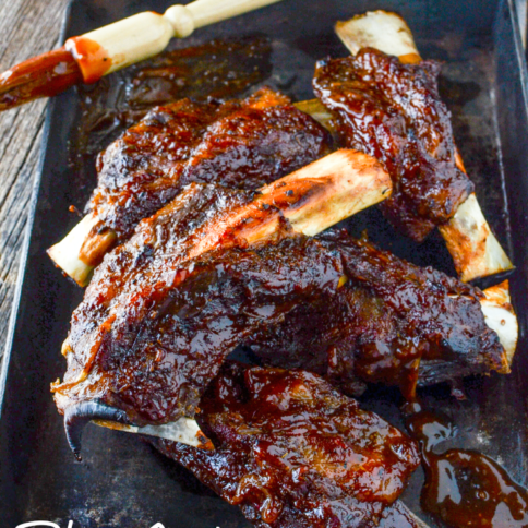 Slow Cooker BBQ Short Ribs - YUM- FamilyFreshMeals.com